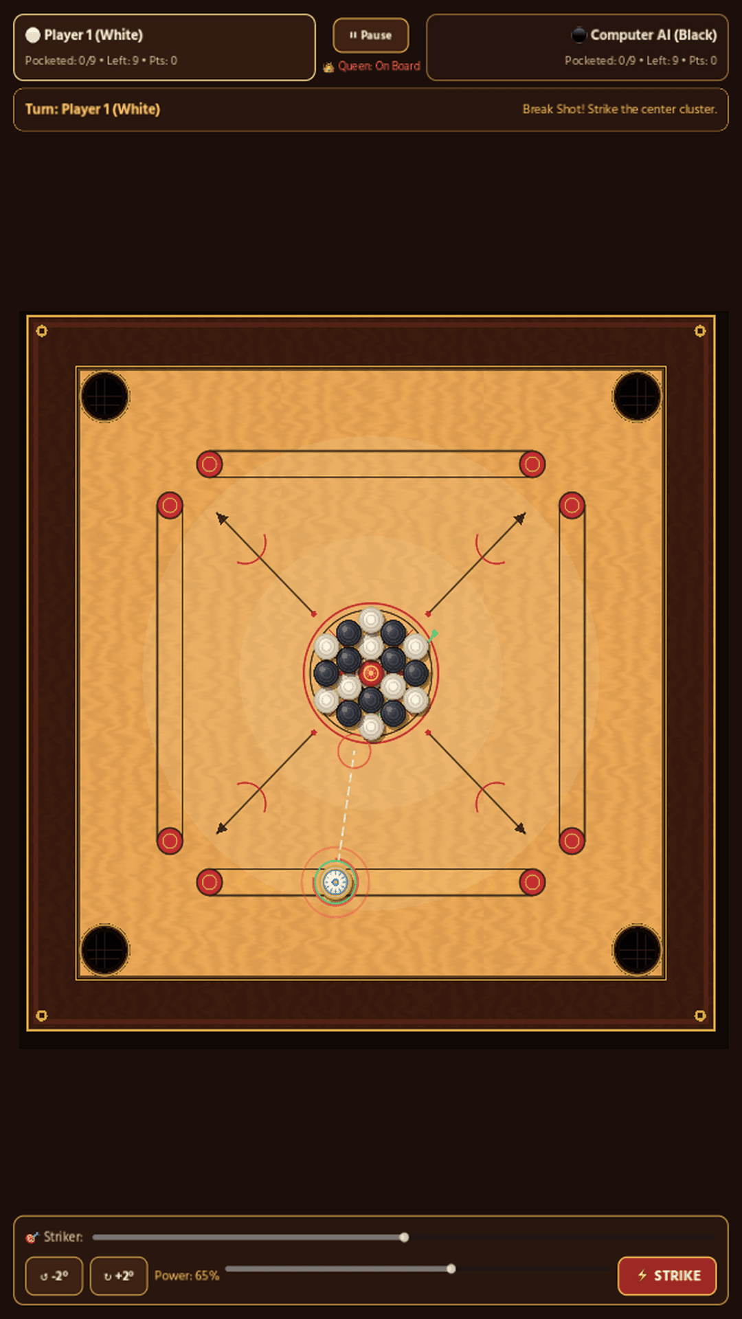 Carrom by Walletmix — Precision Aiming & Power Guide
