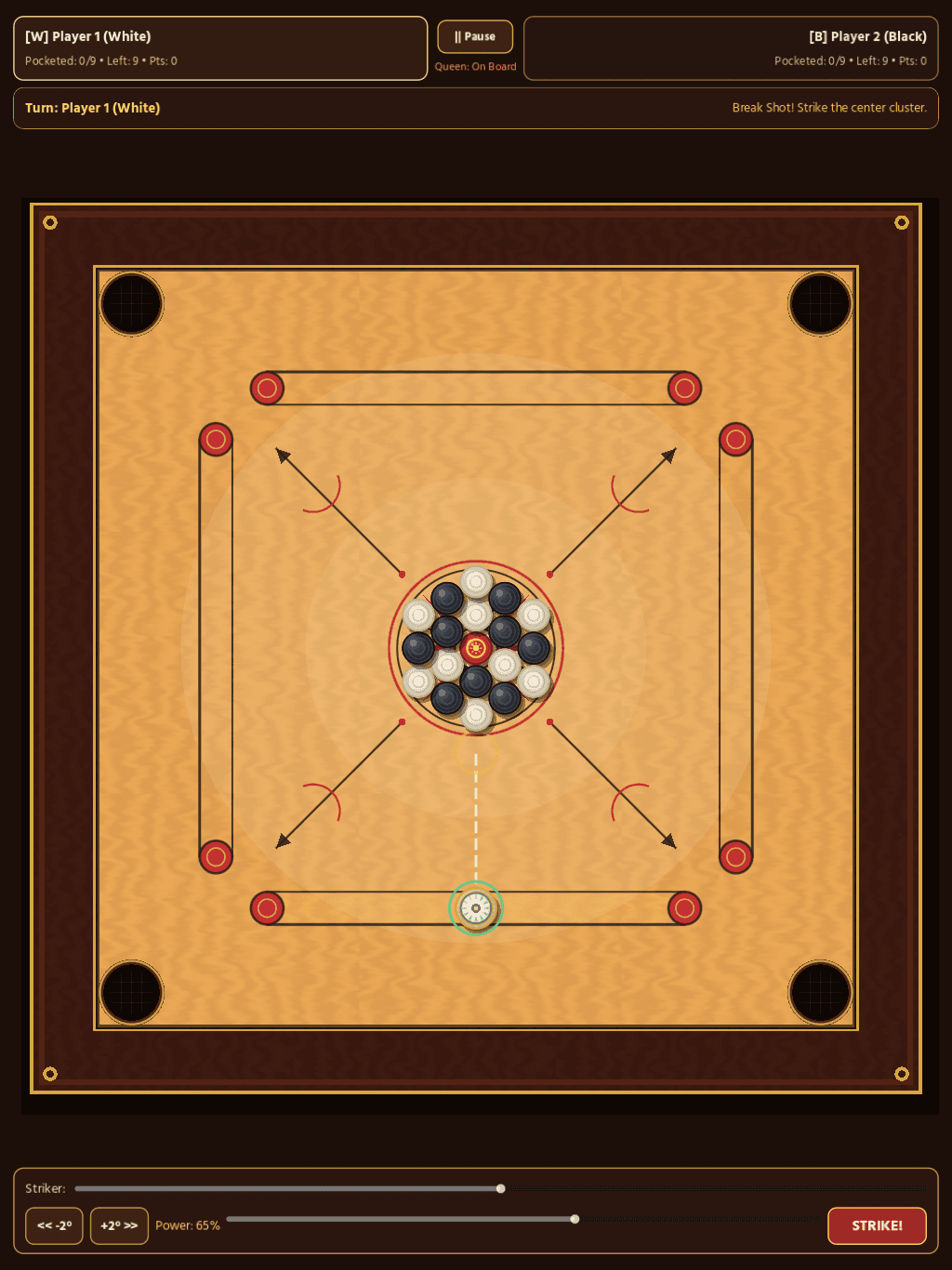 Carrom by Walletmix — Tablet & Large-Screen Layout