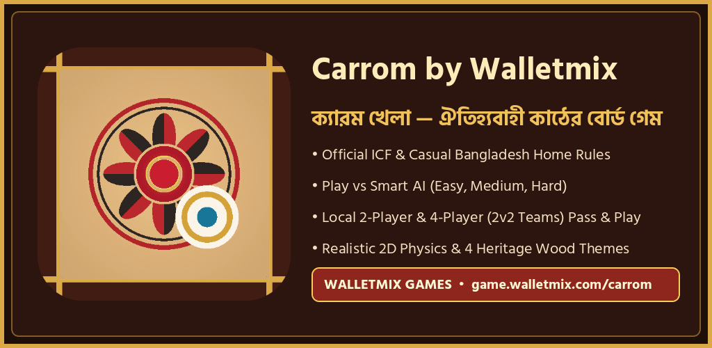 Carrom by Walletmix featured preview